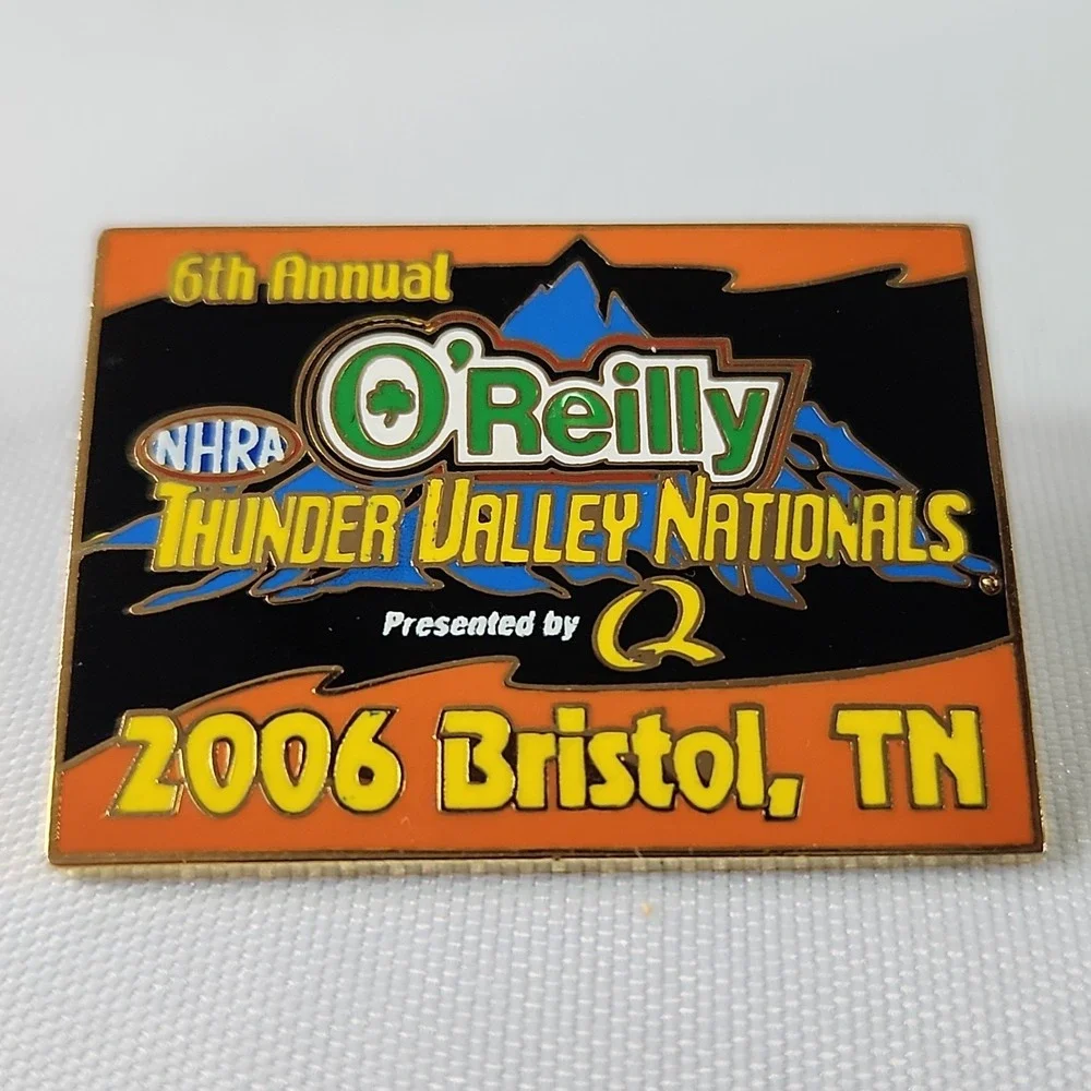 Vintage Bristol Motor Speedway NHRA Drag Racing Lapel Hat Pin Lot 3pc 2006 2011